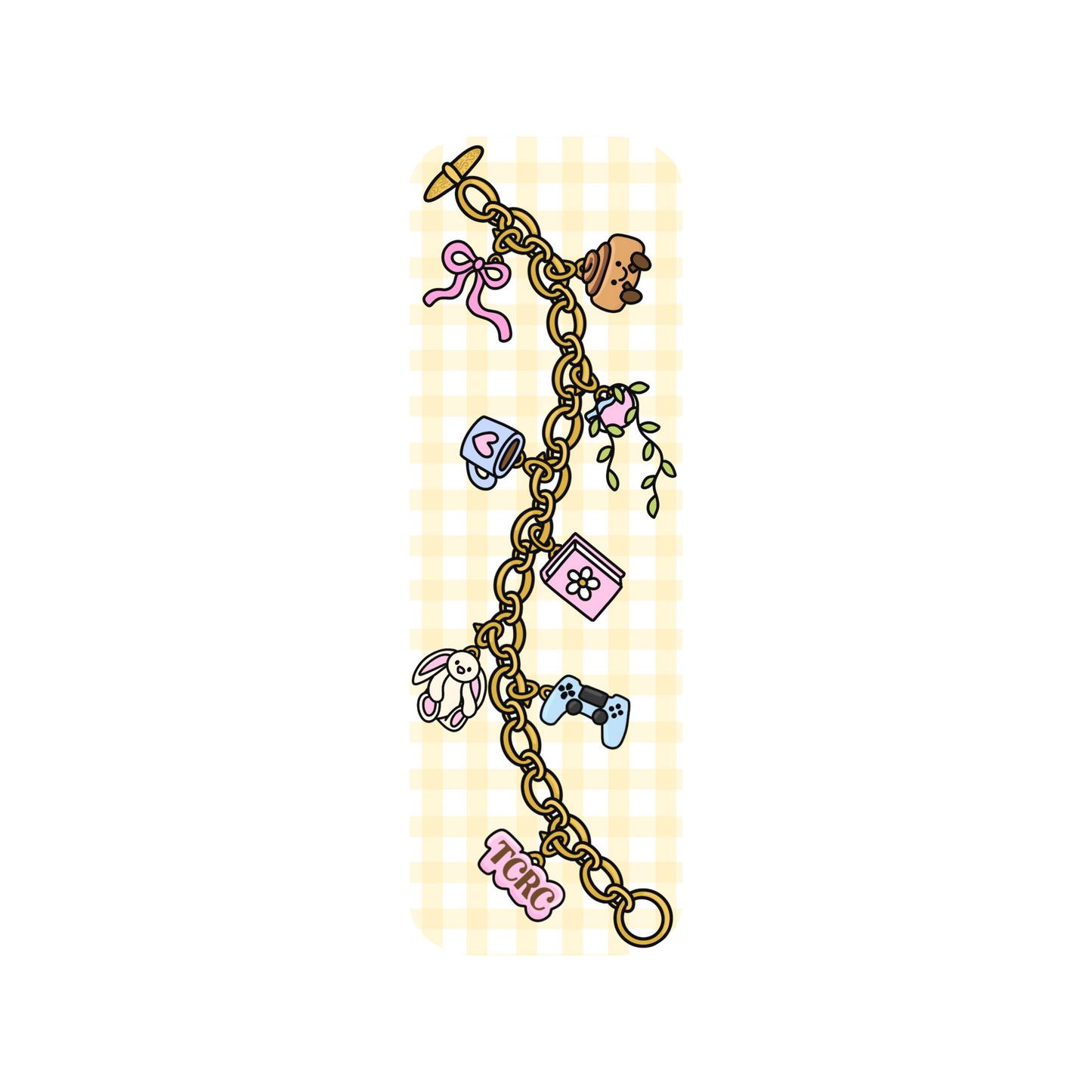 The Cozy Reading Corner Charm Bracelet Bookmark