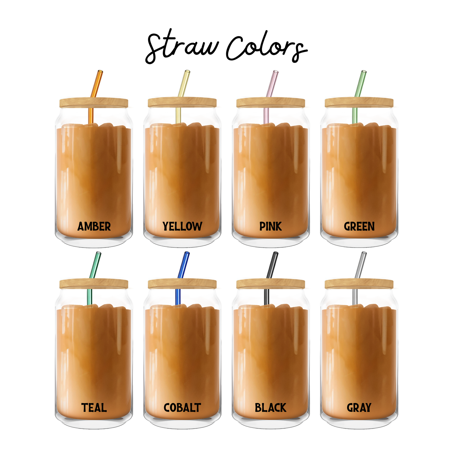 The Cozy Reading Corner "Cozy At Home" Iced Coffee Glass