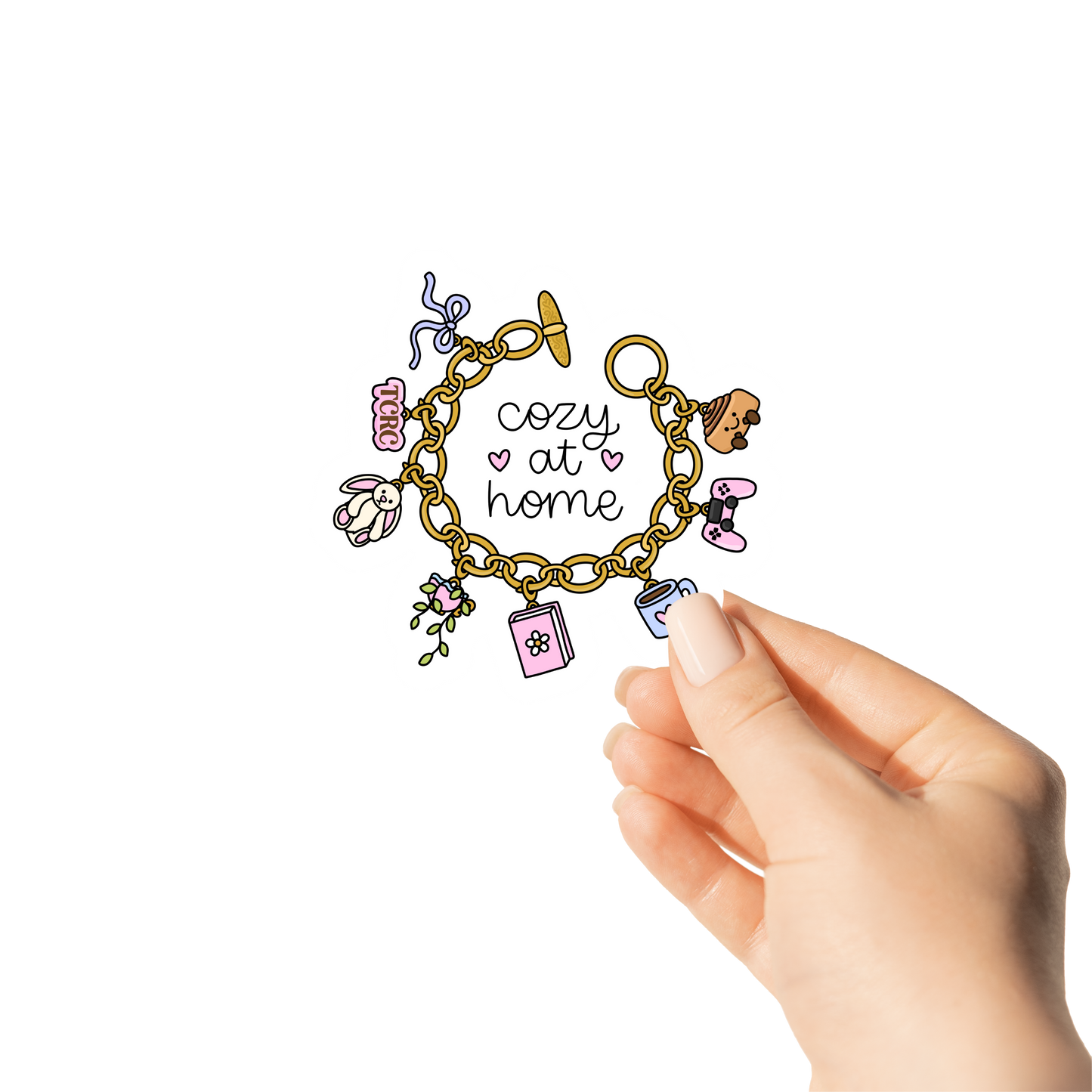 The Cozy Reading Corner "Cozy At Home" Sticker