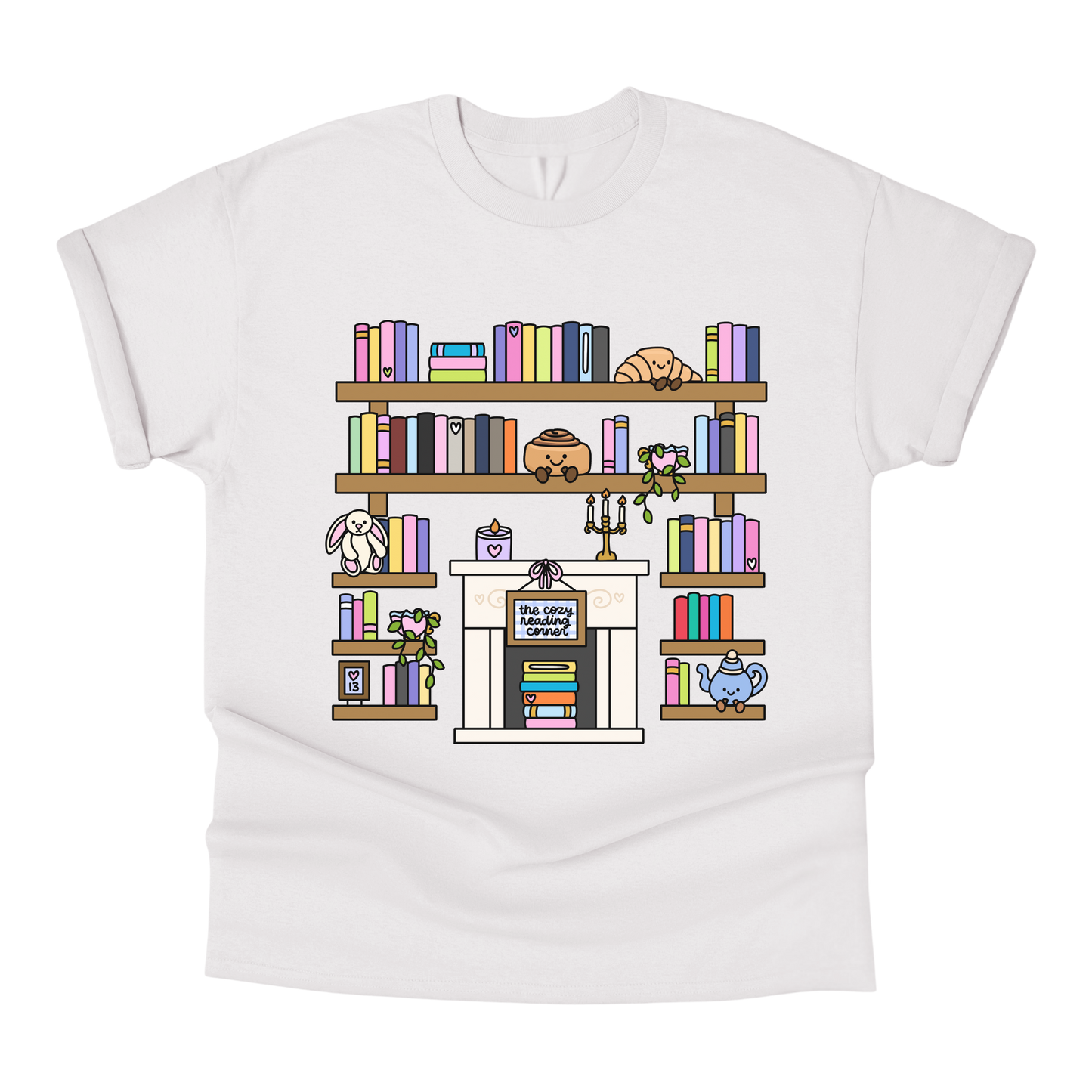The Cozy Reading Corner "Annie's Shelves" T-Shirt