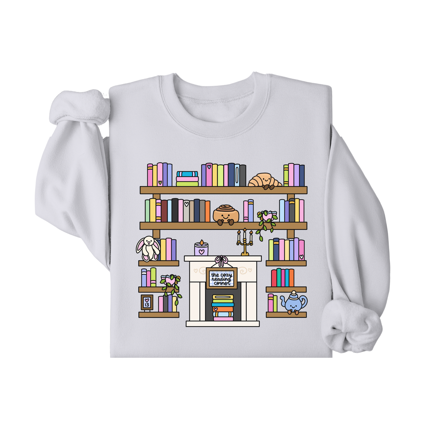 The Cozy Reading Corner "Annie's Shelves" Crewneck Sweatshirt