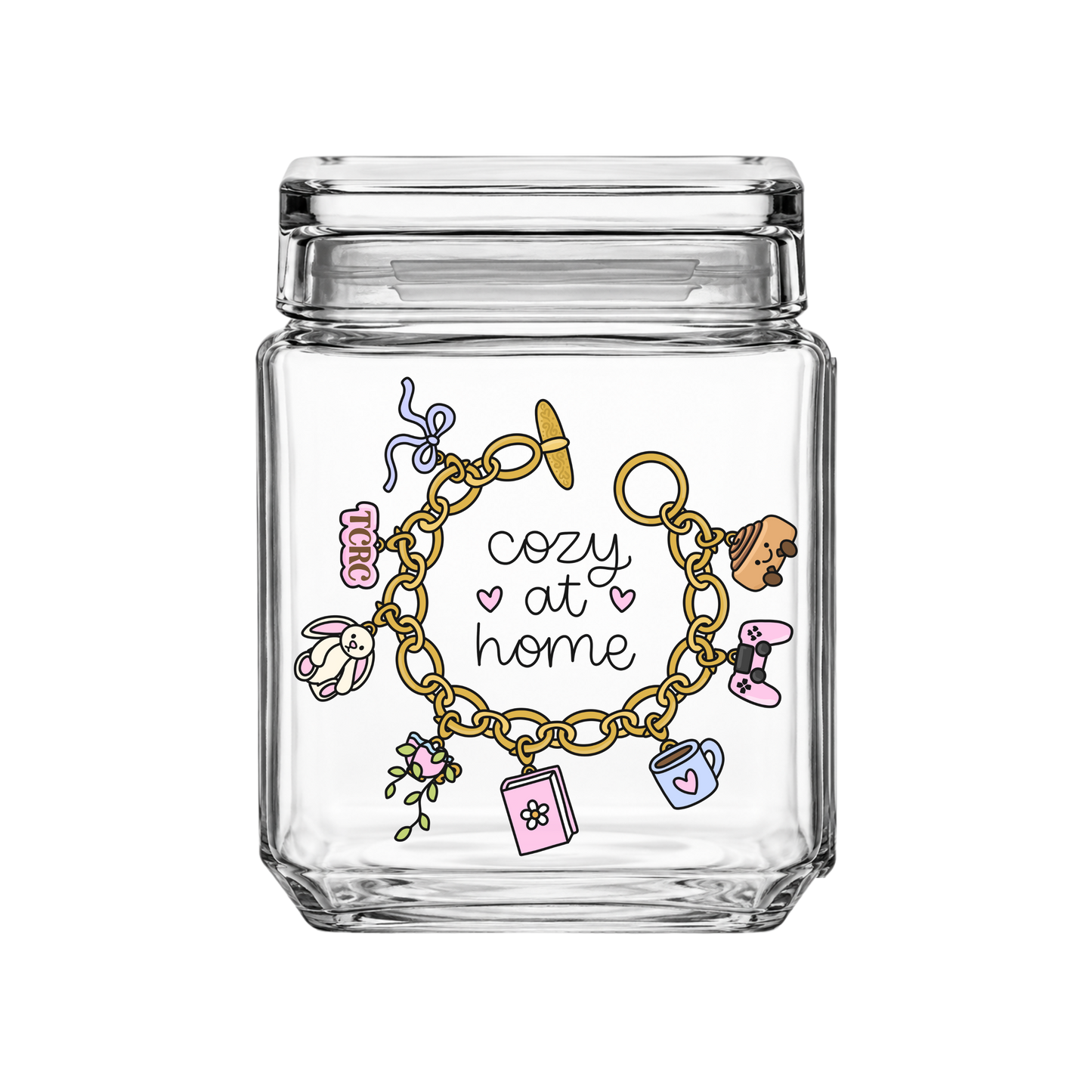 The Cozy Reading Corner "Cozy At Home" Glass Jar