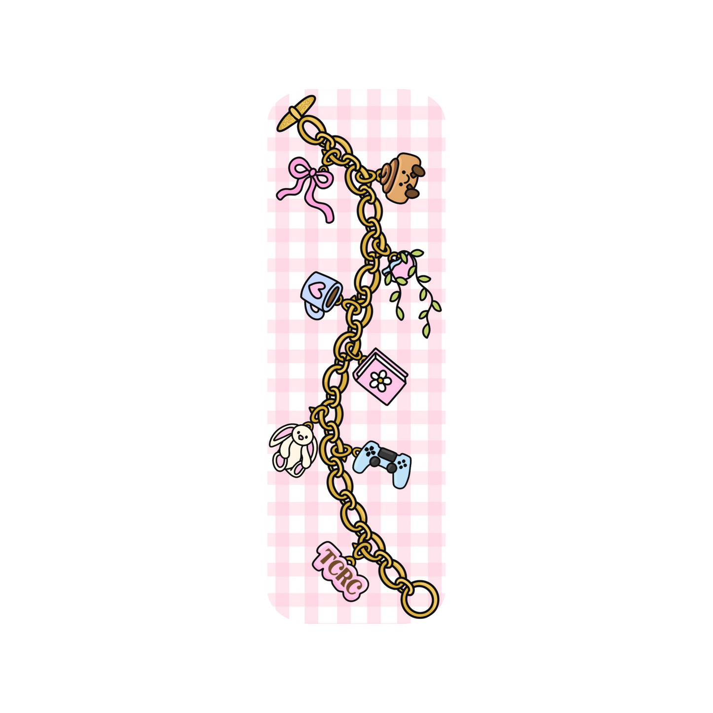 The Cozy Reading Corner Charm Bracelet Bookmark