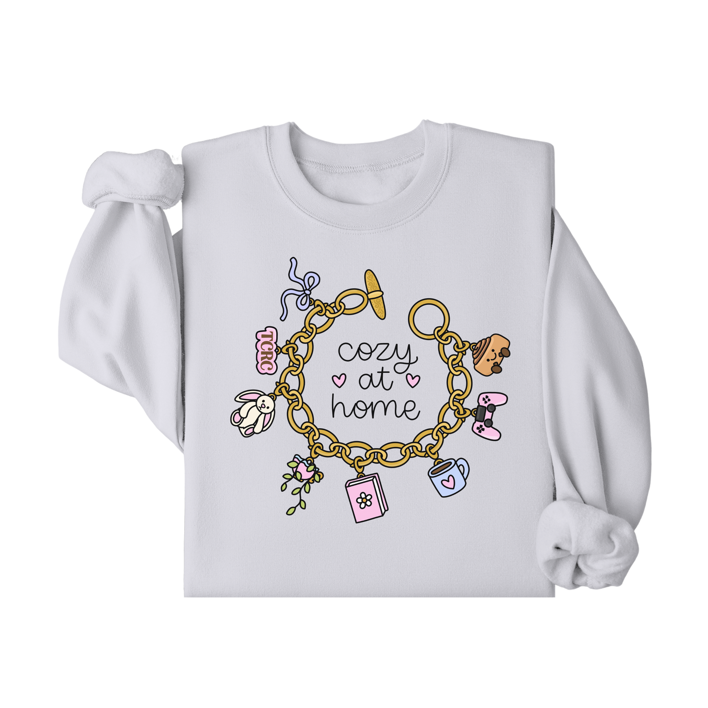The Cozy Reading Corner "Cozy At Home" Crewneck Sweatshirt