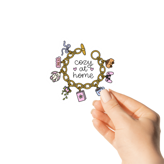 The Cozy Reading Corner "Cozy At Home" Sticker